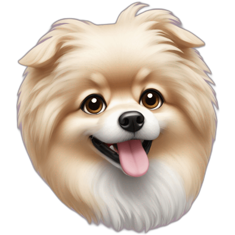 Pomeranian poodle glay emoji