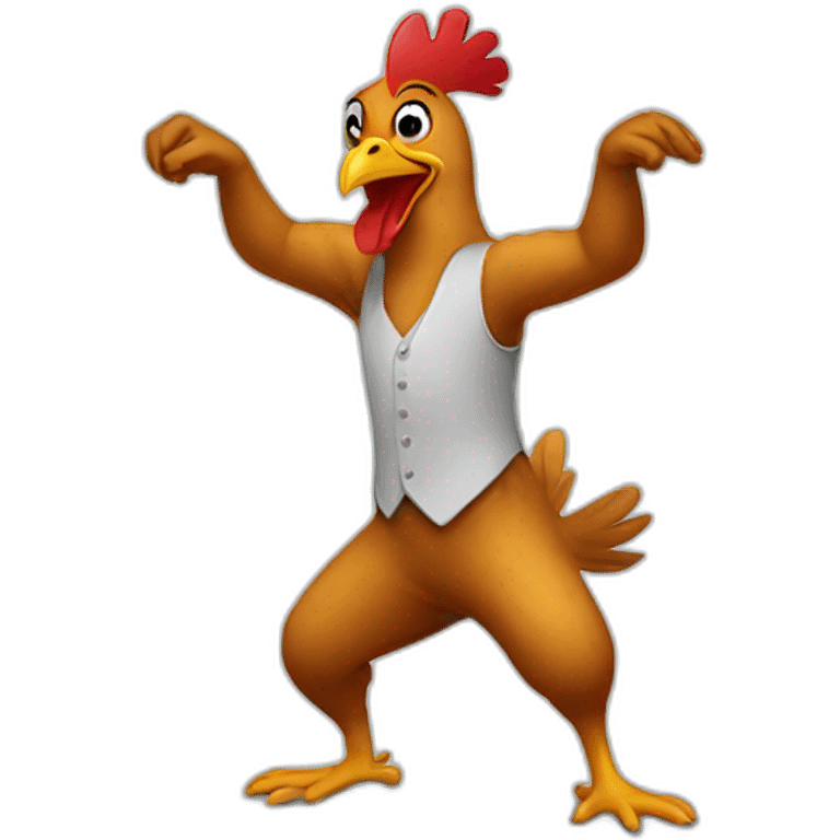 Chicken dance emoji