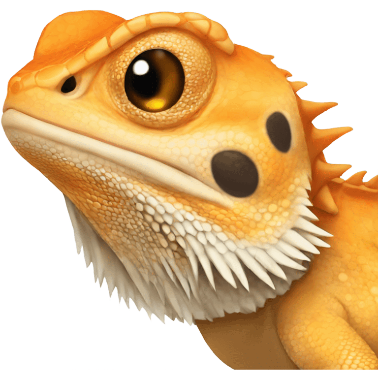 Orange bearded dragon  emoji