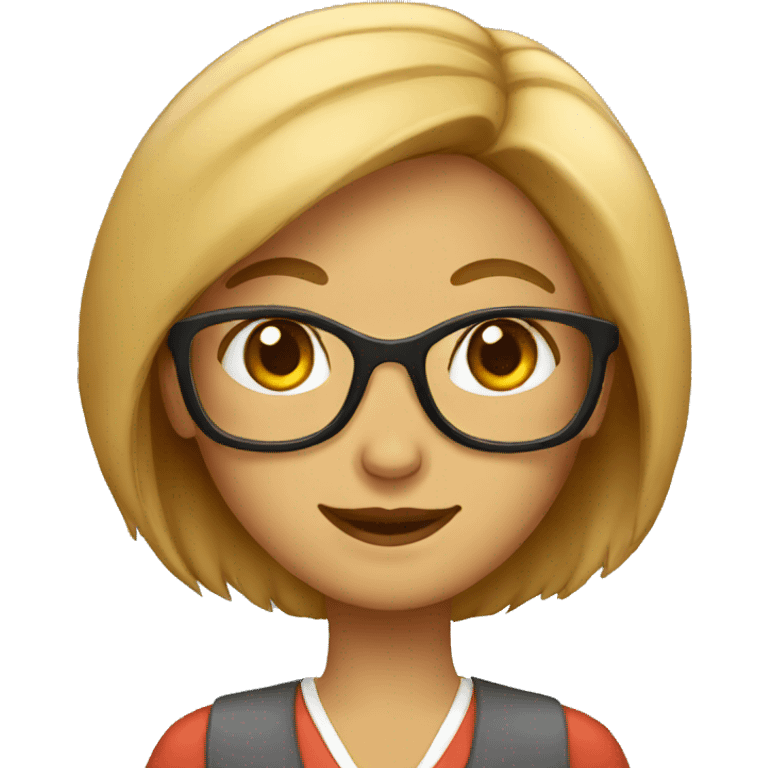 A fox female teacher emoji