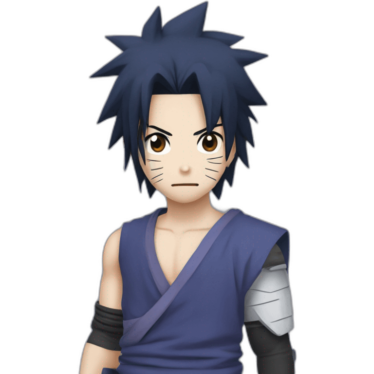 Sasuke Uchiha from "Naruto" emoji