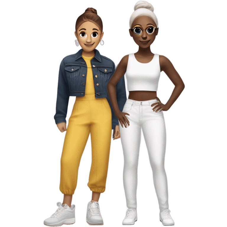 Ariana grande and Cynthia aribo  emoji