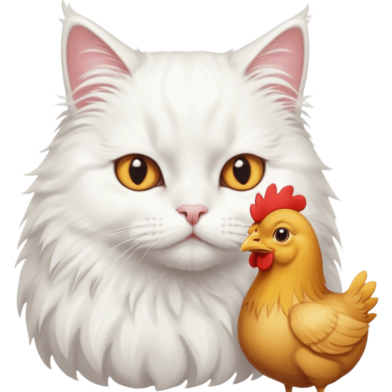 Cat chicken  emoji