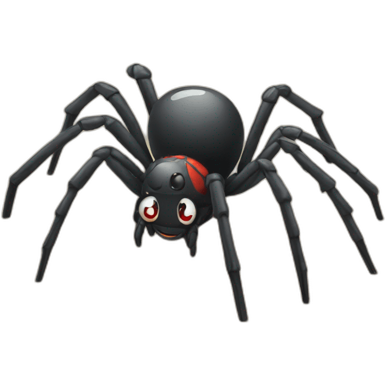 spider on the beach emoji