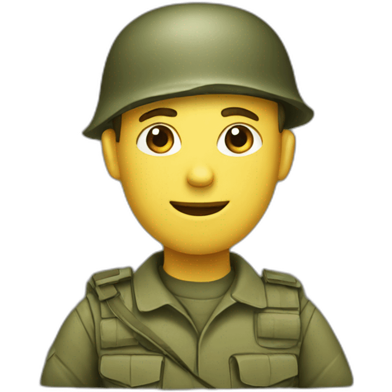 funny soldier emoji