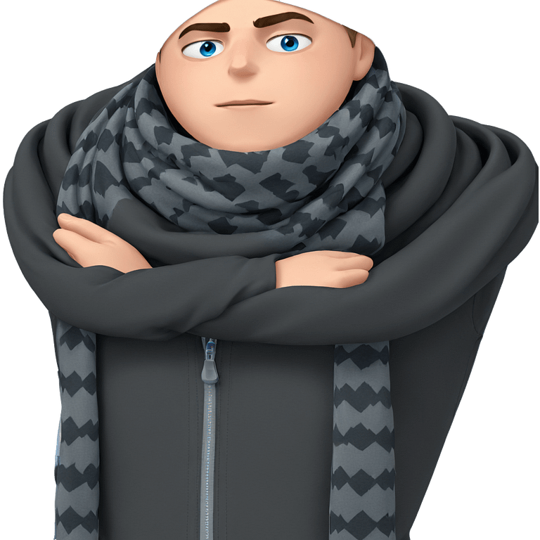 boy with blue eyes and scarf emoji