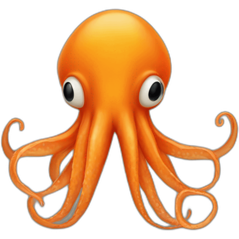 Orange Squid emoji