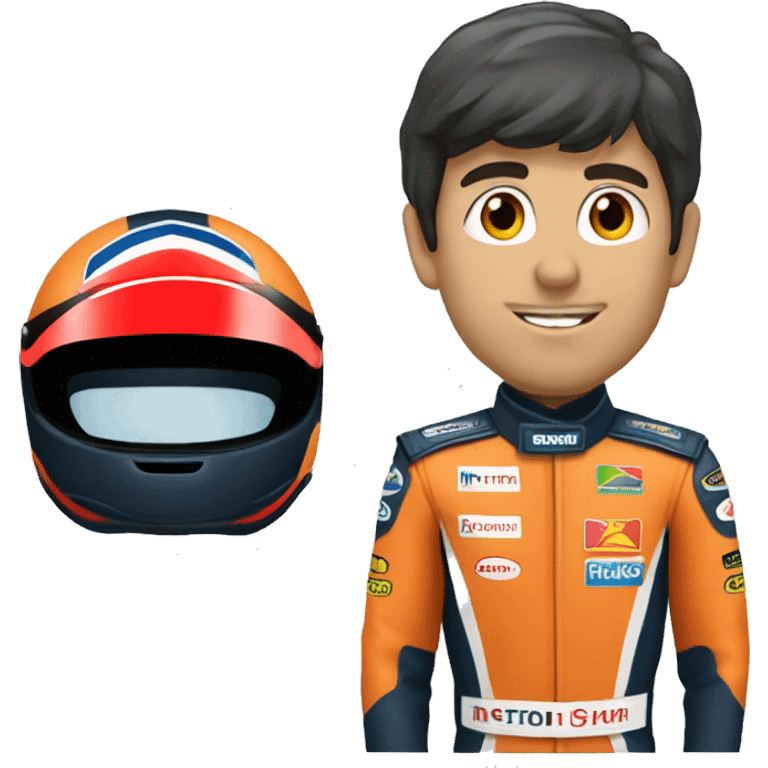 piloto de formula uno emoji