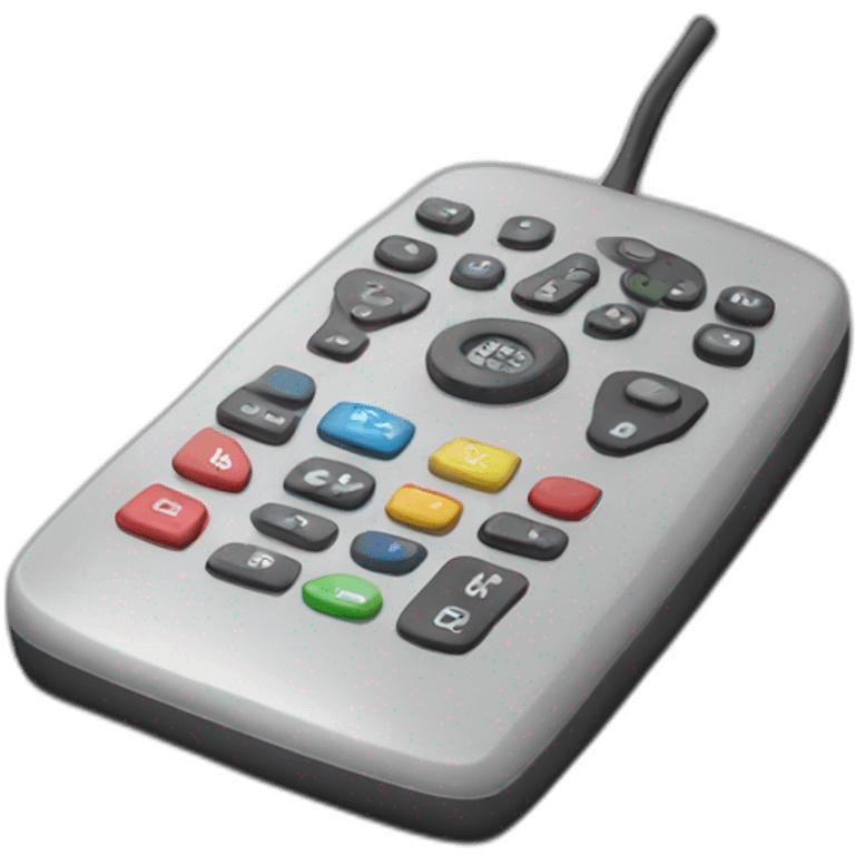 tv remote emoji