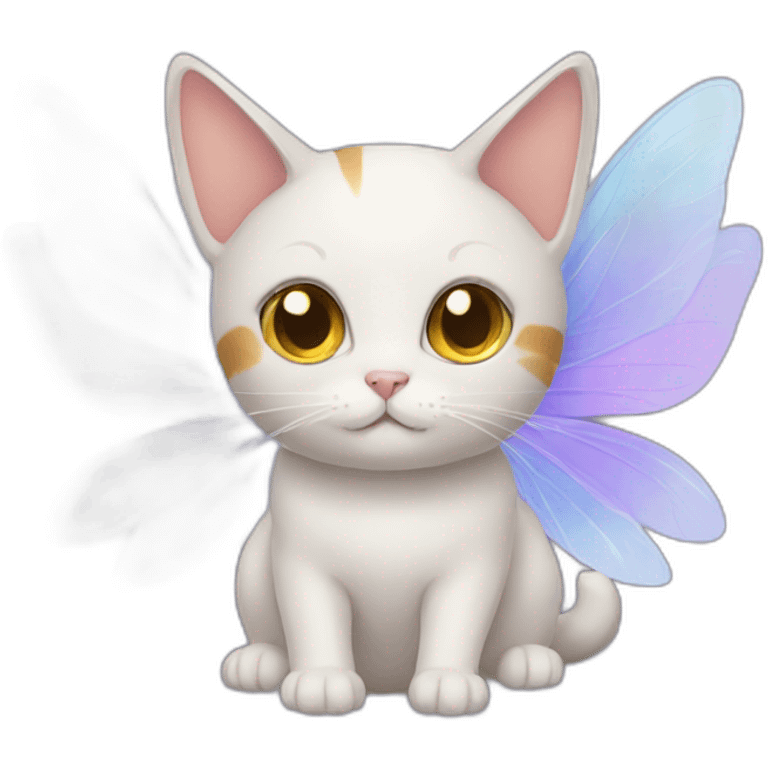 cat with fairy wings  emoji