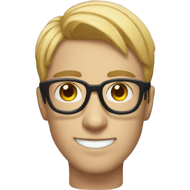 persona con lentes emoji