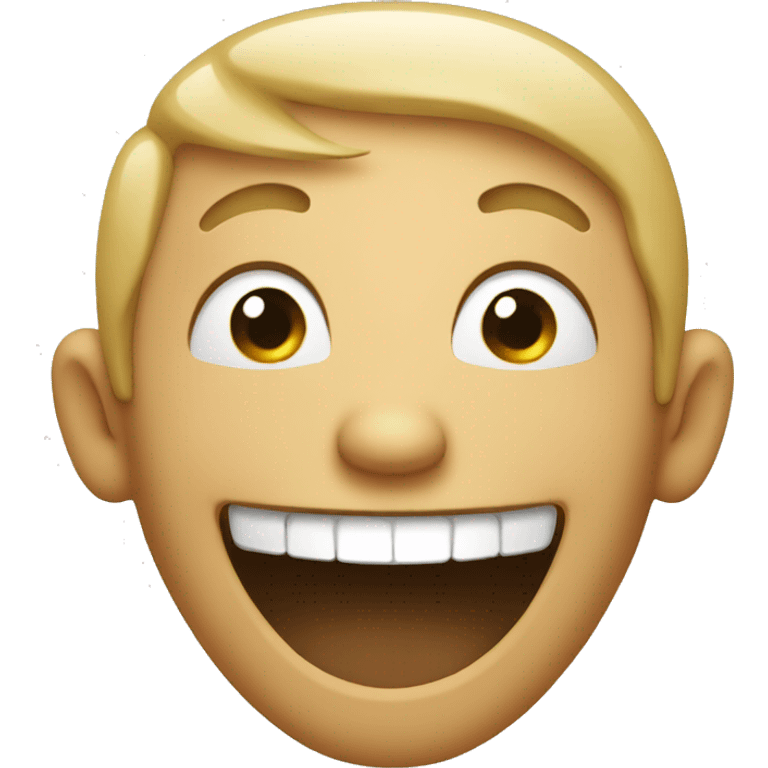 Laughing person emoji