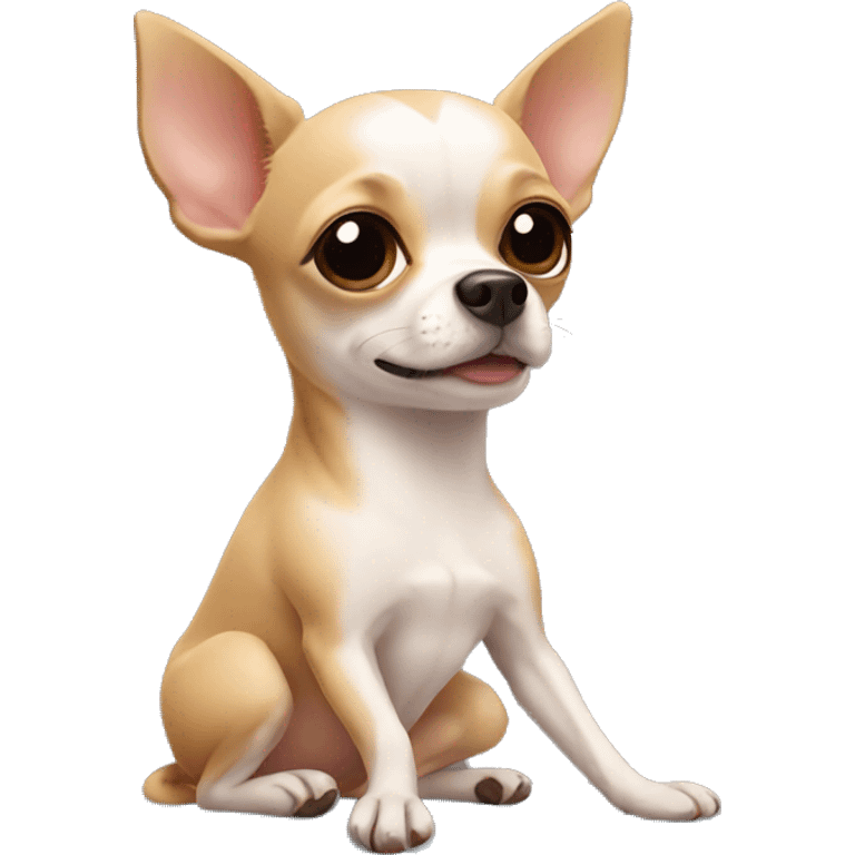 Chihuahua do yoga emoji