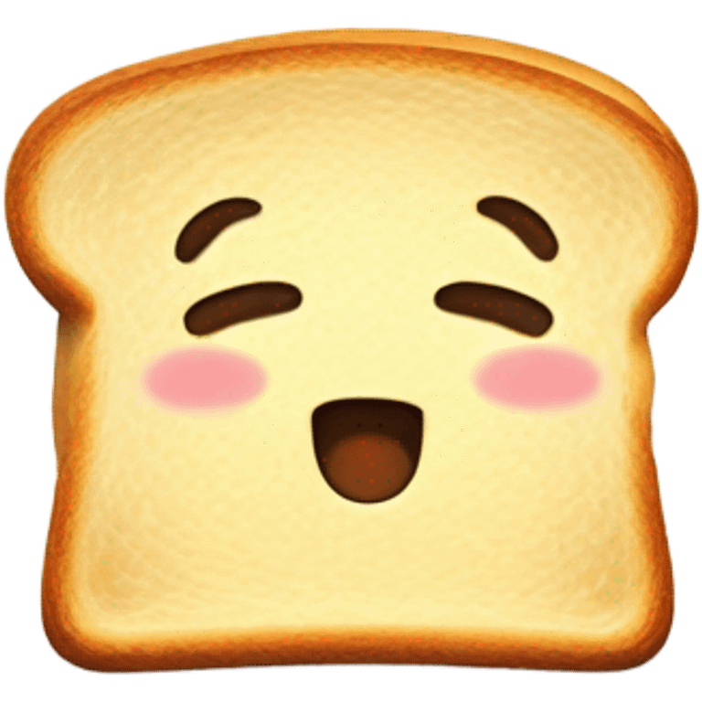 Toast sleeping emoji