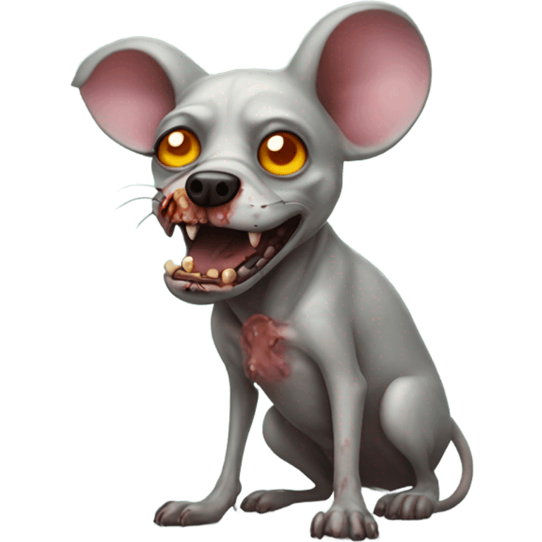 Dog Mouse Zombie emoji