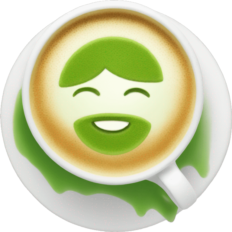 Matcha latte emoji