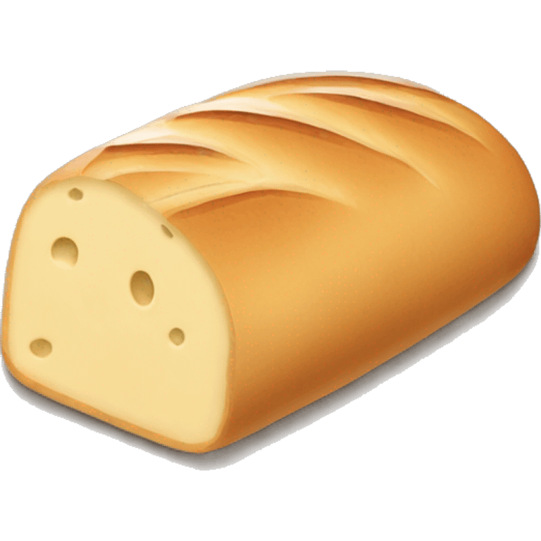 Un pain de mie en forme de cible de fléchette  emoji