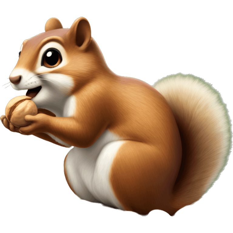 Squirel with mouth full of nuts emoji