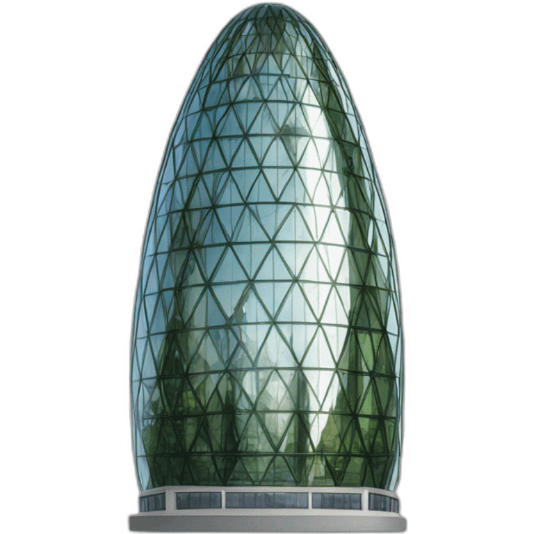 London gherkin glass building emoji