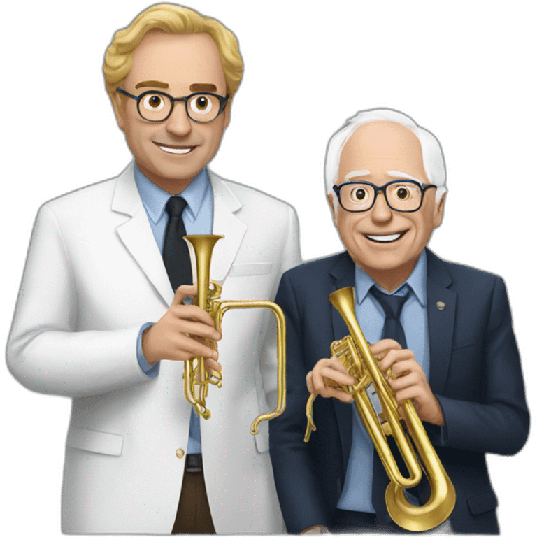 Cornet and Bernie emoji