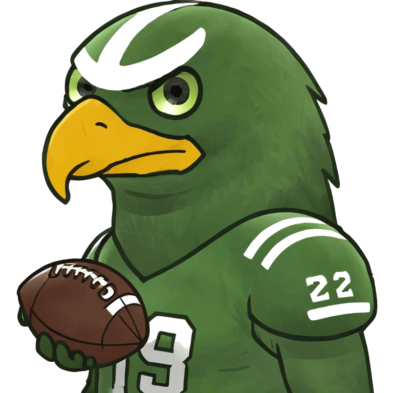 Eagle with football emoji