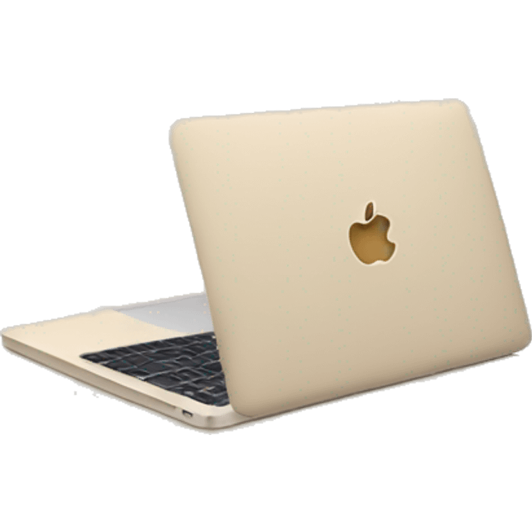 Beige macbook emoji