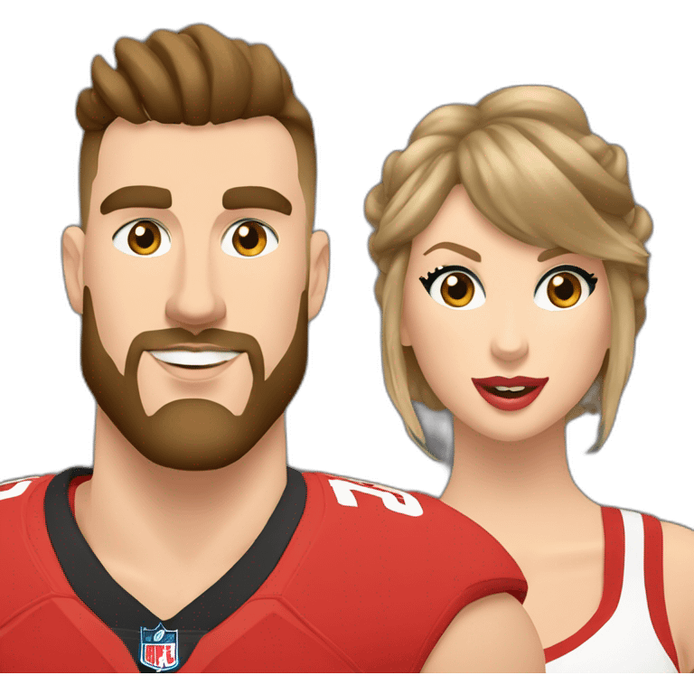 taylor swift & travis kelce emoji