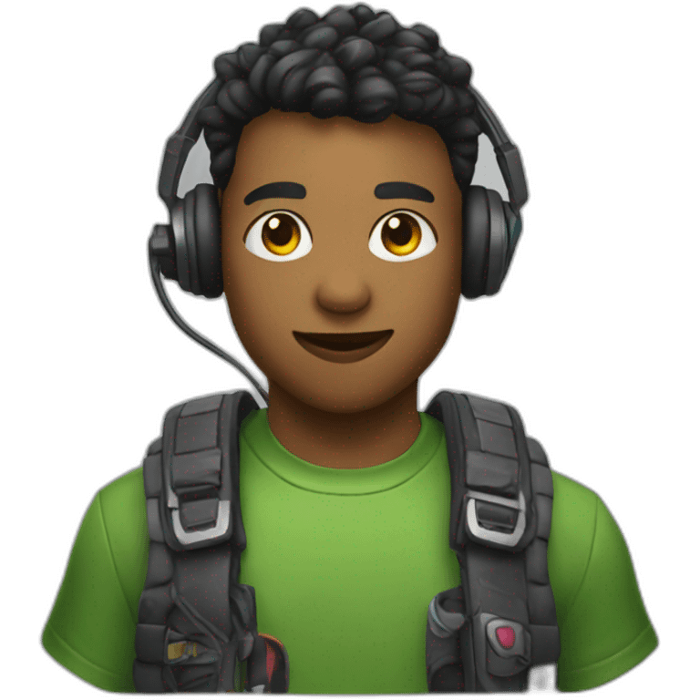 Joven gamer emoji