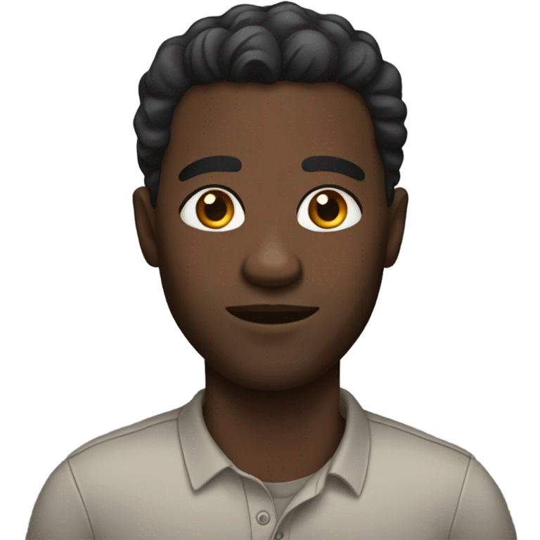 Black guy emoji