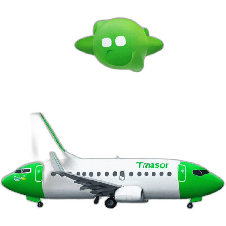 Avion Boeing 737 Transavia emoji