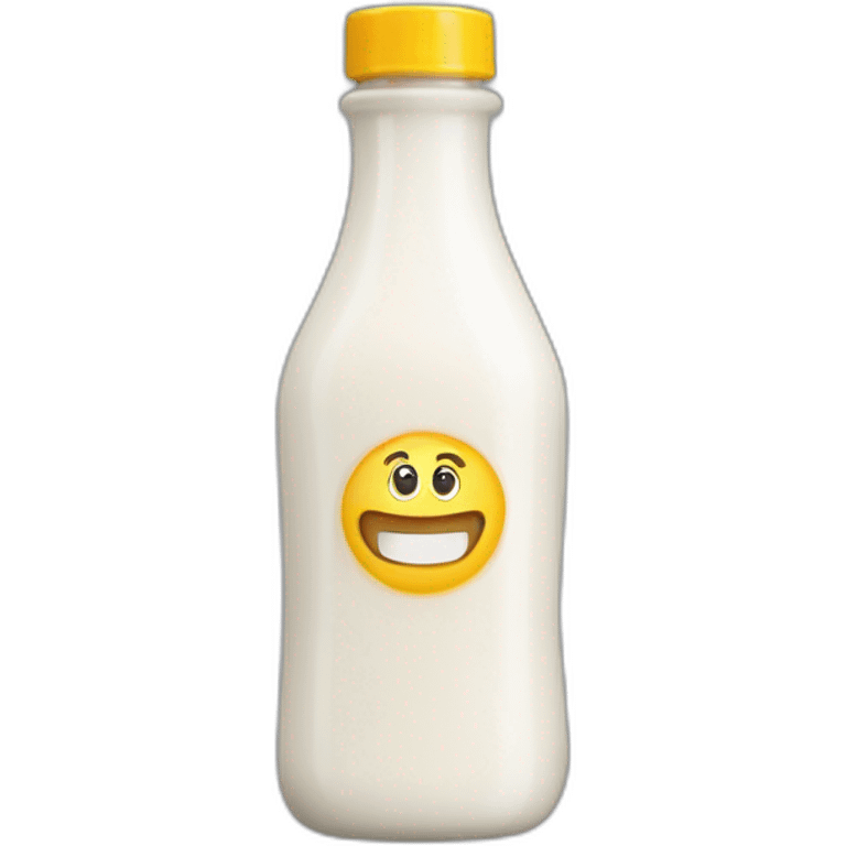 white Squeeze Sauce Bottle emoji