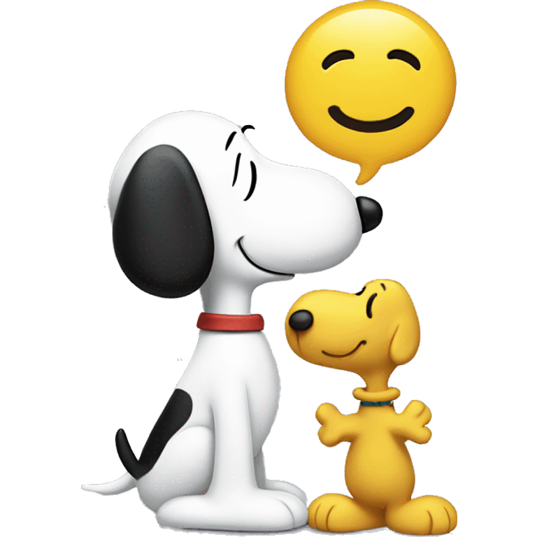 Snoopy and Woodstock  emoji