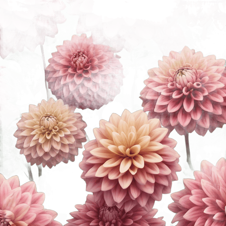 Dahlias  emoji