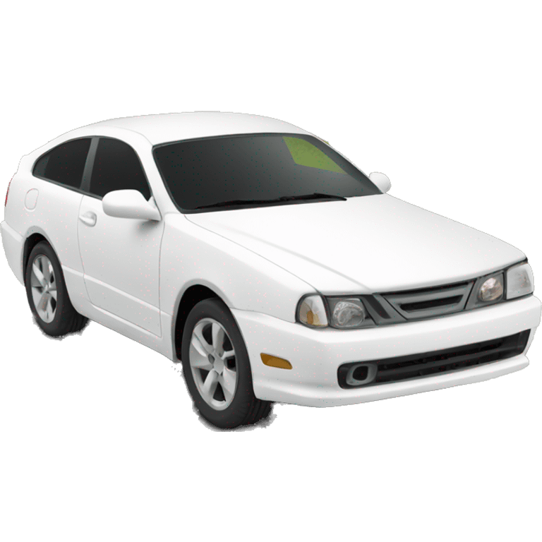 White Persian car  emoji