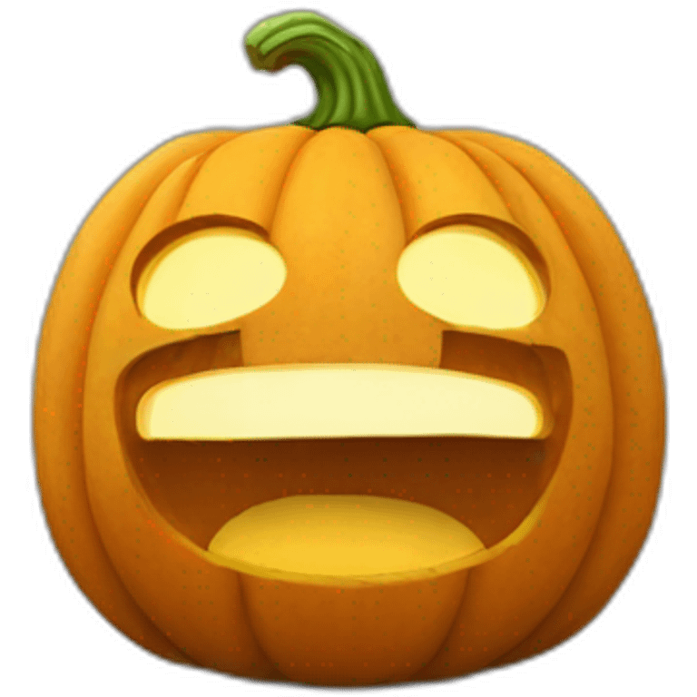 pumpkin 3d  emoji