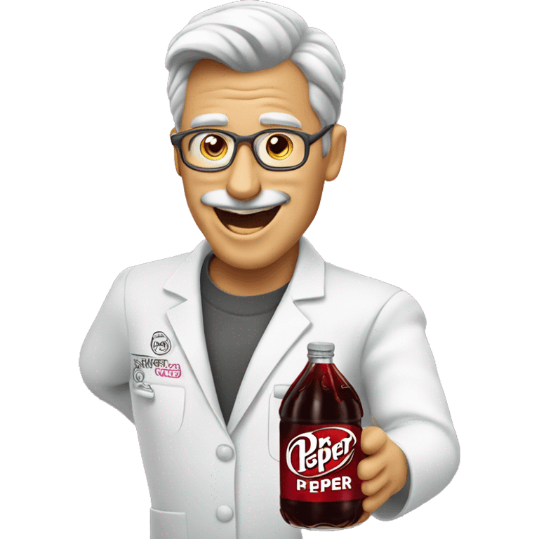 Dr Pepper pouring emoji