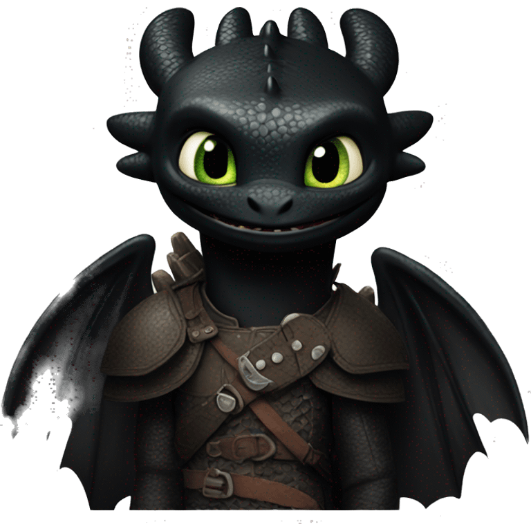 How to train your Dragon toothless emoji