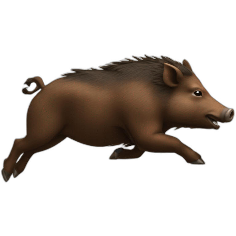 boar running emoji