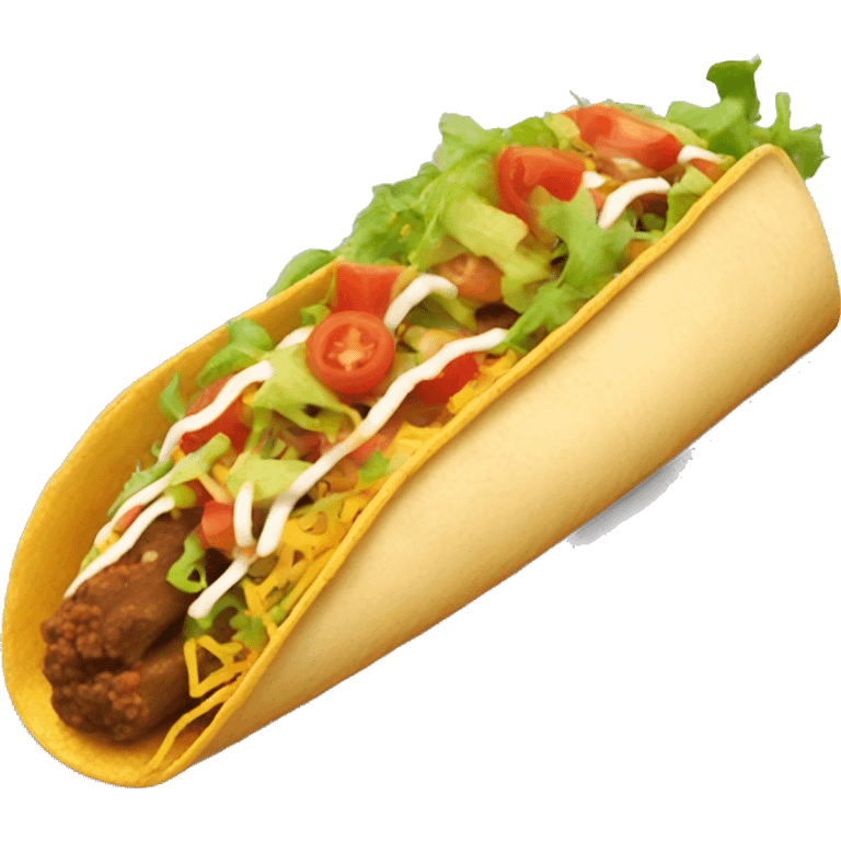 Extra long taco  emoji