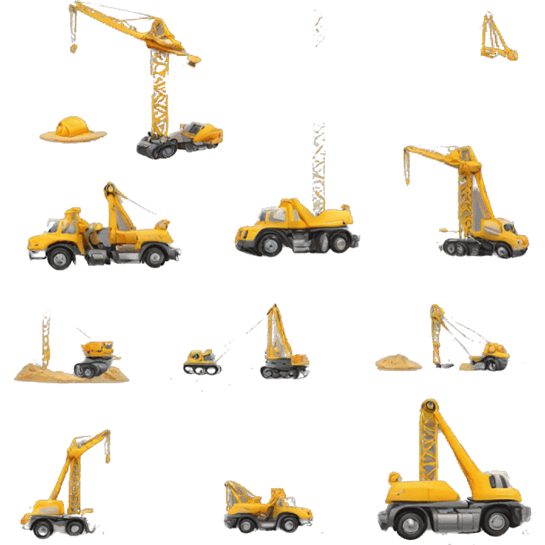 construction crane mustache emoji