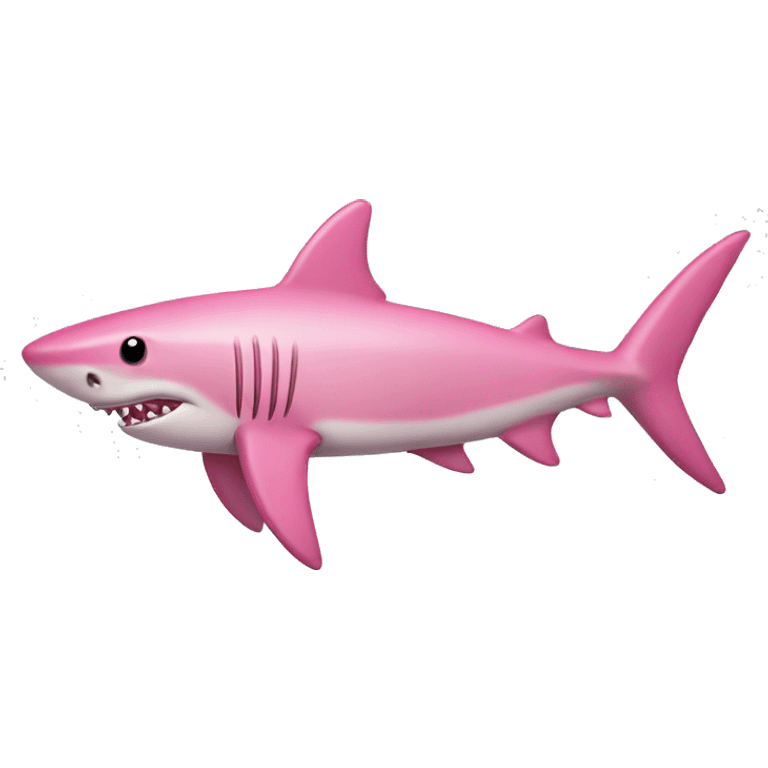 Pink shark  emoji