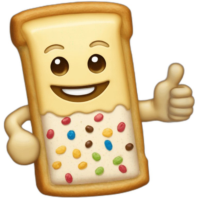 pop tart thumbs up emoji