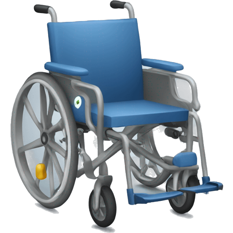 Wheelchair with motor emoji