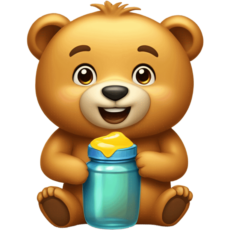 Honey bear  emoji