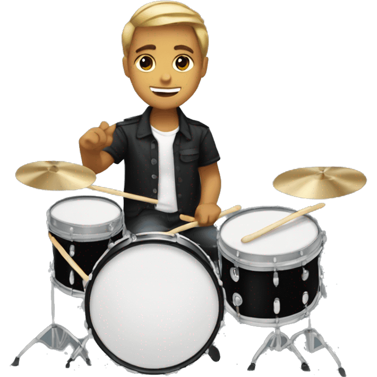 Band kid playing a snare drum emoji