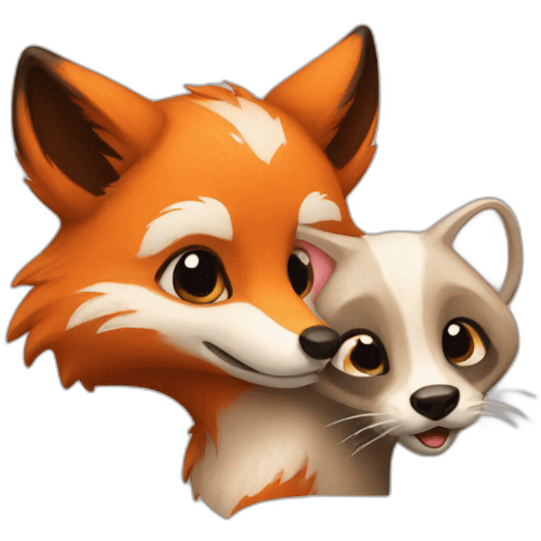 fox and ferret emoji