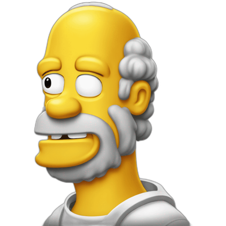 Homer boire une bière emoji