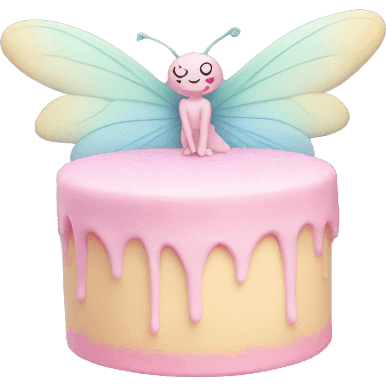 Fairy pastel cake emoji