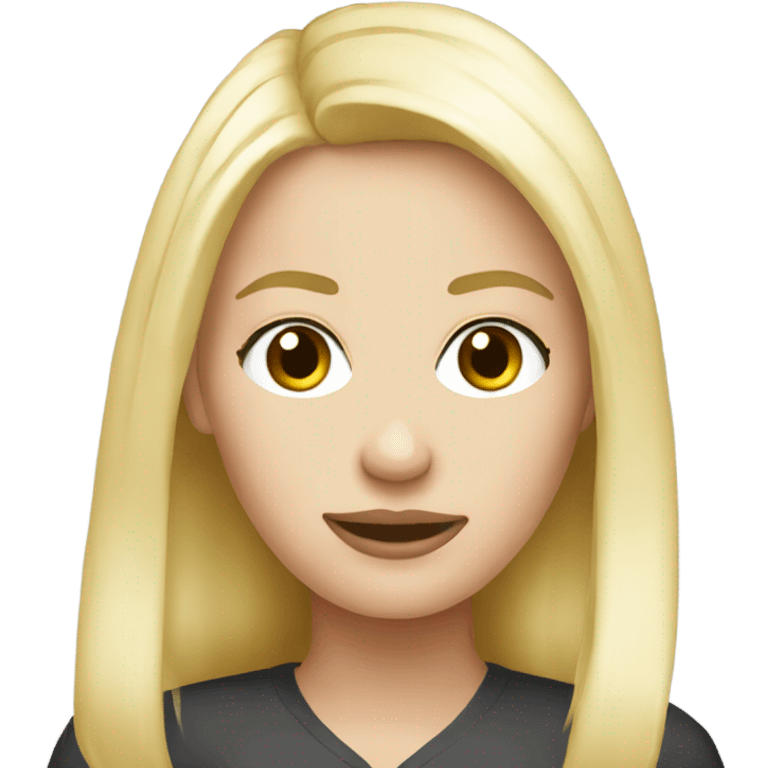 Blonde chic Alabama fan emoji