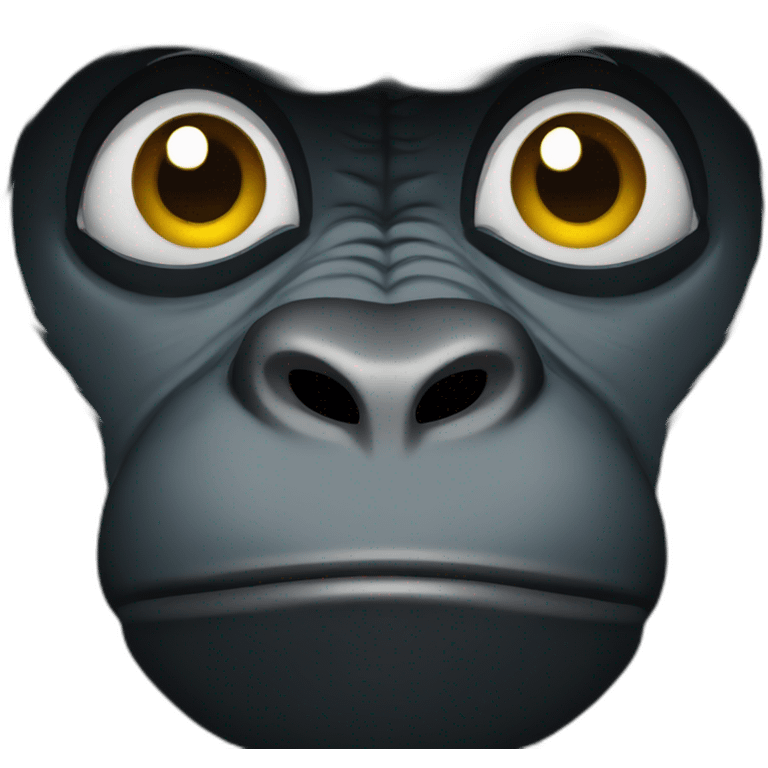 Gorilla sad emoji